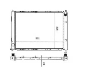 WILMINK GROUP wg1722938 -  Радиатор, охлаждение двигателя